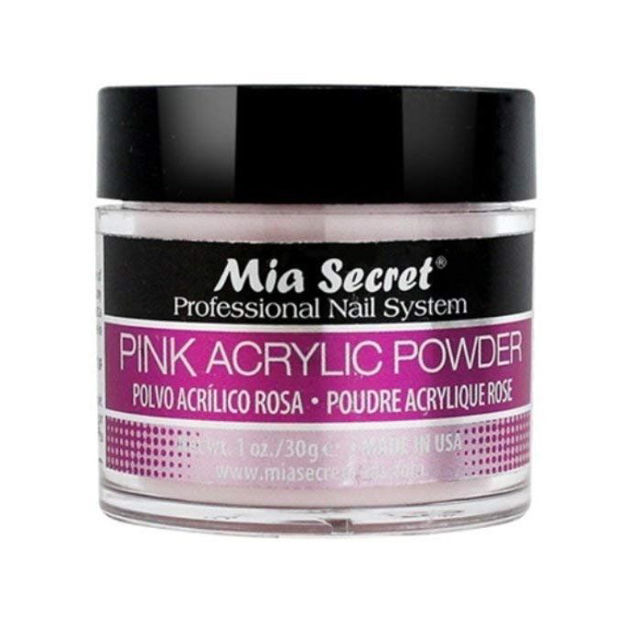 Imagen de Polvo Acrilico Rosado Mia Secret  30 grs / Uñas Esculpidas