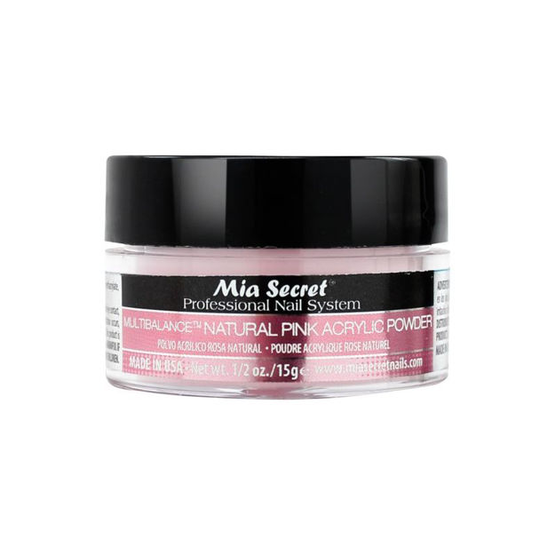 Imagen de Polvo Acrilico Rosa Mia Secret Multibalance 15 grs