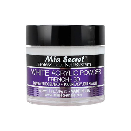 Imagen de Polvo Acrilico Blanco Mia Secret 30 grs Uñas Esculpidas