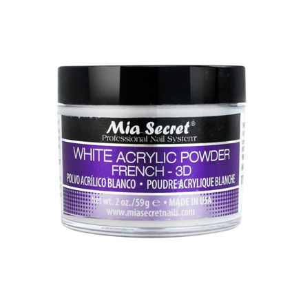 Imagen de Polvo Acrilico Blanco Mia Secret 59 grs / Uñas Esculpidas