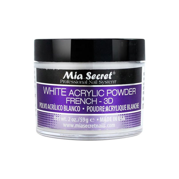 Imagen de Polvo Acrilico Blanco Mia Secret 59 grs / Uñas Esculpidas