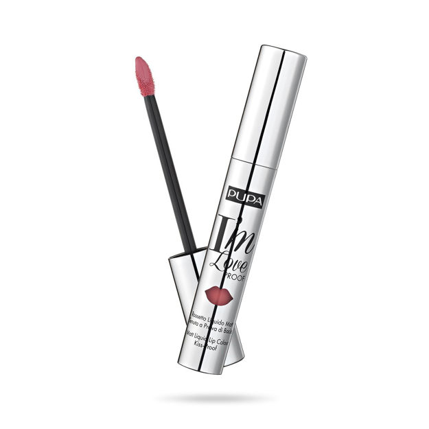 Imagen de Labial Liquido Pupa I'm Loveproof N°004 Intense Rose