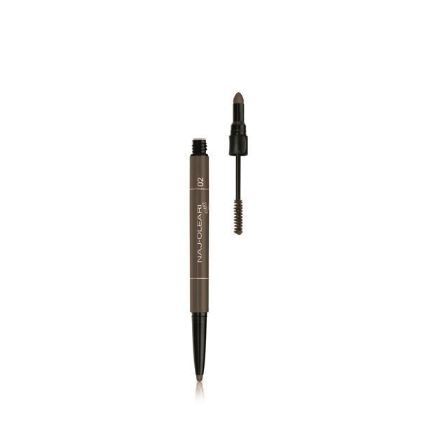 Imagen de Lapiz de Cejas Naj Oleari 3 in 1 Perfect Brows N°02 Browns