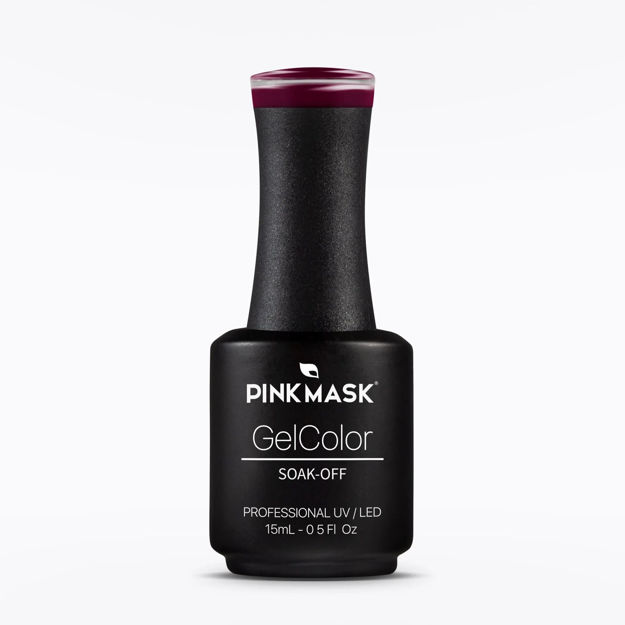 Imagen de Esmalte Semipermanente Pink Mask Gel Color Cherry Red
