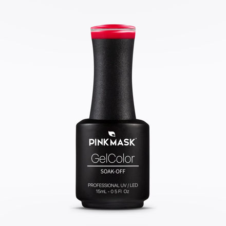 Imagen de Esmalte Semipermanente Pink Mask Gel Color Red John