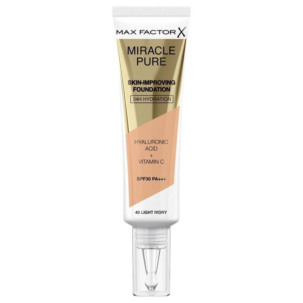 Imagen de Base Max Factor Miracle Pure N°40 Light Ivory