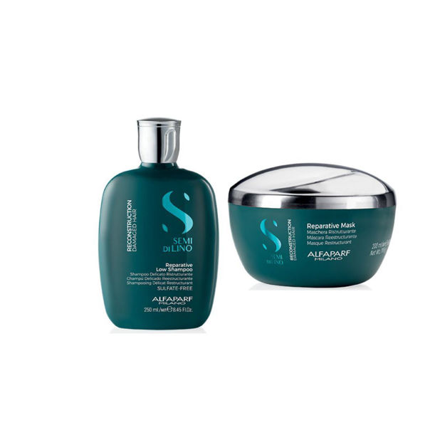 Imagen de Pack Alfaparf Reconstruction Shampoo + Mascara