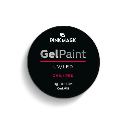 Imagen de Gel Paint Pink Mask Chili Red
