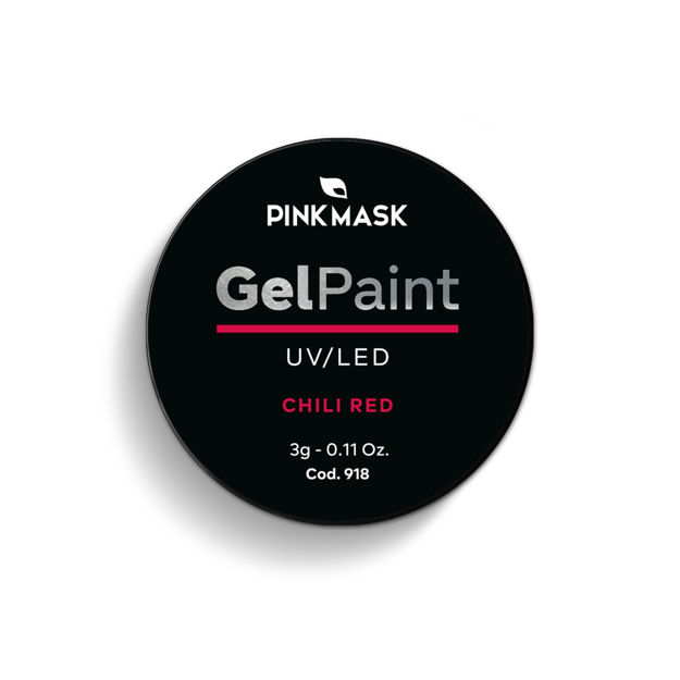 Imagen de Gel Paint Pink Mask Chili Red