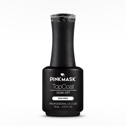 Imagen de Top Coat Pink Mask Gel Color Matte Dots