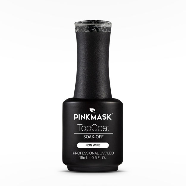 Imagen de Top Coat Pink Mask Gel Color Matte Dots