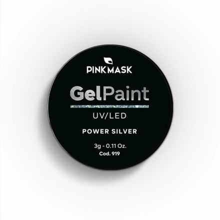 Imagen de Gel Paint Pink Mask Power Silver