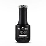 Imagen de Top Coat Gold Diamond Pink Mask Gel Color N°3