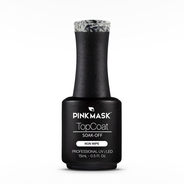 Imagen de Top Coat Gold Diamond Pink Mask Gel Color N°3
