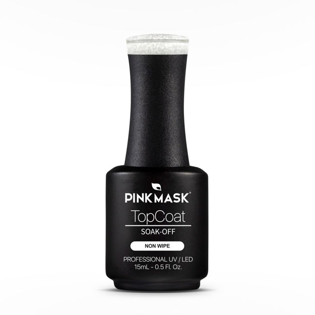 Imagen de Top Coat Gold Diamond Pink Mask Gel Color N°4