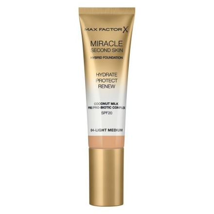 Imagen de Base Max Factor Miracle Second Skin N°004 Light Medium