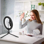 Imagen de Aro de Luz con Tripode de mesa Baiding