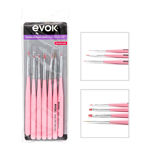 Imagen de Set Pinceles para Uñas x7 Evok 588