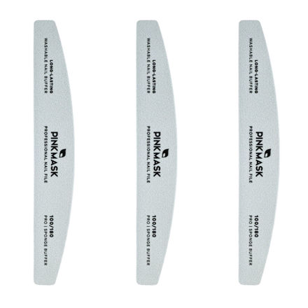 Imagen de Lima Pink Mask Zebra Grit 100/180 Buffer 1 unidad