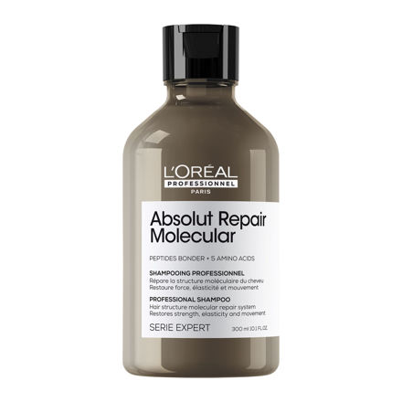 Imagen de Shampoo Reparador Absolut Repair Molecular Loreal Pro 300 ml
