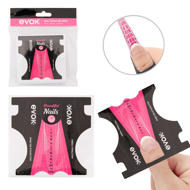 Imagen de Molde para Uñas Evok 50 u