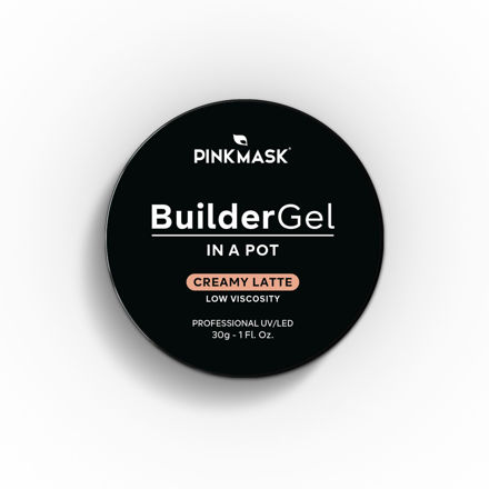 Imagen de Builder Gel in a Pot Pink Mask Creamy Latte 30 g