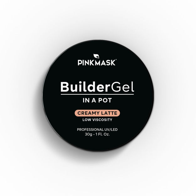 Imagen de Builder Gel in a Pot Pink Mask Creamy Latte 30 g