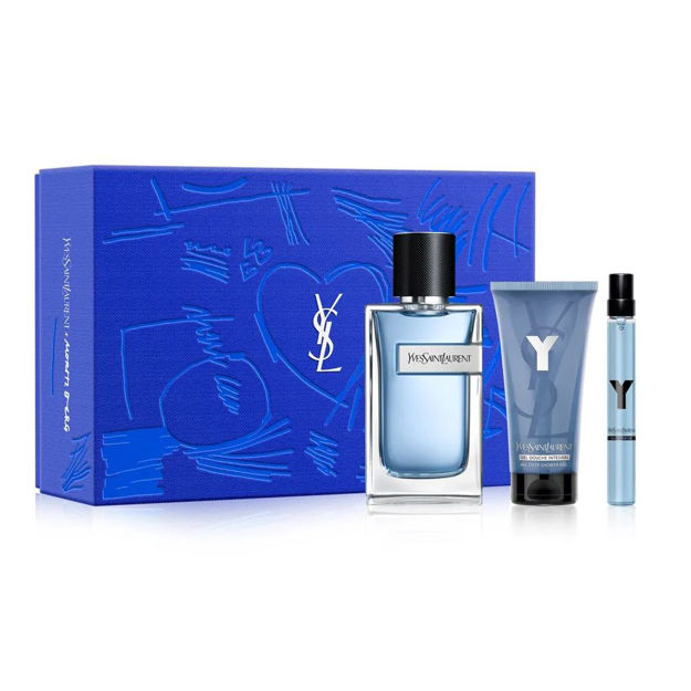 Imagen de Set YSL Y Men Edt 100 ml + Edp 10 ml + Gel de Ducha 50 ml