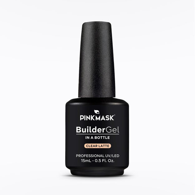 Imagen de Builder Gel in a Bottle Pink Mask Clear Latte