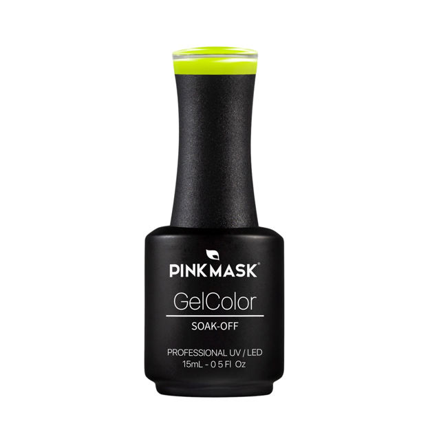 Imagen de Esmalte Semipermanente Pink Mask Gel Color Lemon Spark