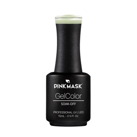 Imagen de Esmalte Semipermanente Pink Mask Gel Color Sweet Green
