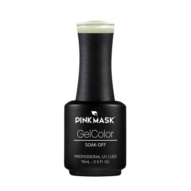Imagen de Esmalte Semipermanente Pink Mask Gel Color Sweet Green