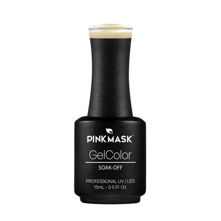 Imagen de Esmalte Semipermanente Pink Mask Gel Color Sweet Yellow