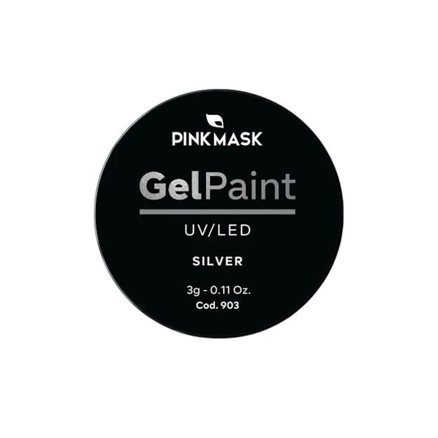 Imagen de Gel Paint Pink Mask Silver