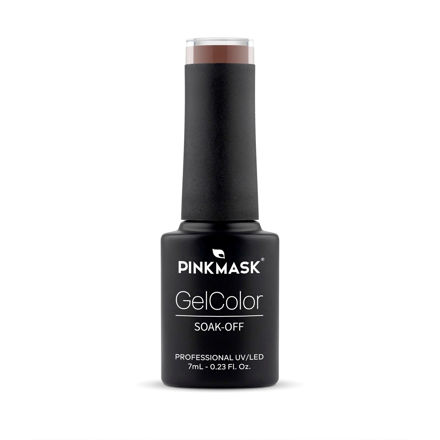Imagen de Esmalte Semipermanente Pink Mask 7 ml Red Brown