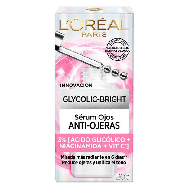 Imagen de Serum Ojos Antiojeras Loreal Glycolic Bright 20 g