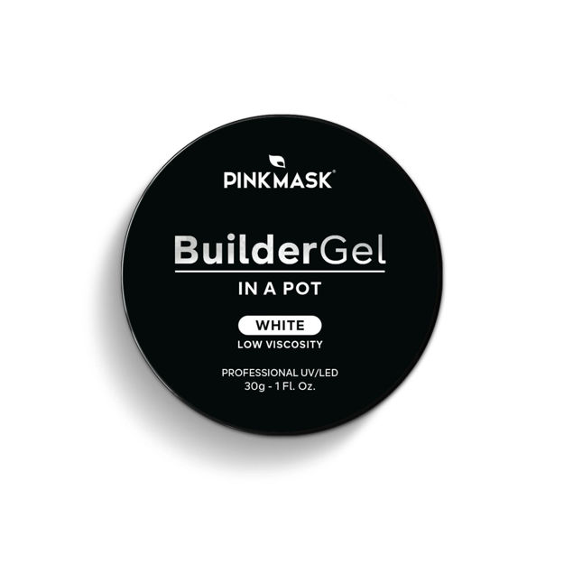 Imagen de Builder Gel in a Pot Pink Mask White 30 g