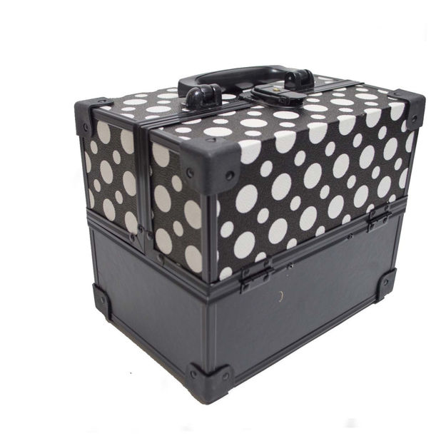 Imagen de Maletin con Reparticiones  Negro 25.5x17.5x20.5