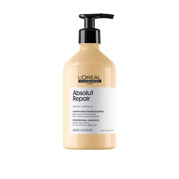 Imagen de Shampoo Reparador Absolut Repair Gold Loreal Pro 500 ml