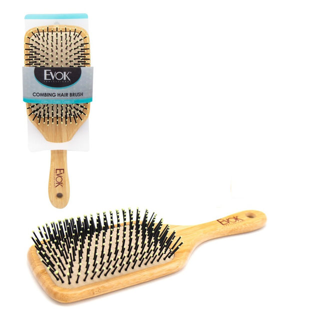 Imagen de Cepillo Neumático Rectangular de Madera Evok