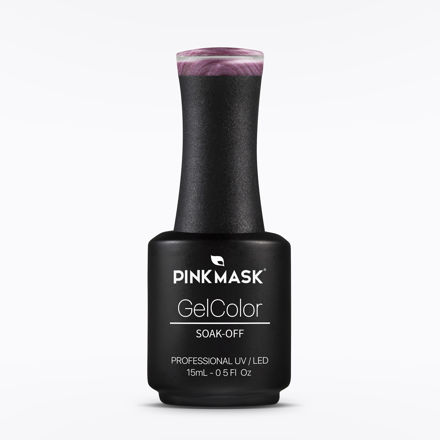Imagen de Esmalte Semipermanente Pink Mask Gel Color Cat Eye 6