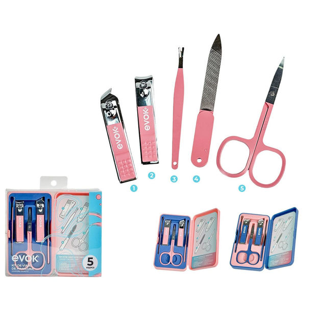 Imagen de Kit de Viaje de Manicura Evok 5 unidades
