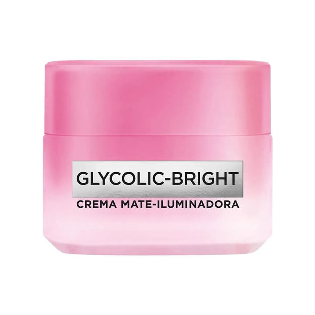 Imagen de Crema Mate Iluminadora Loreal Glycolic Bright 50 ml